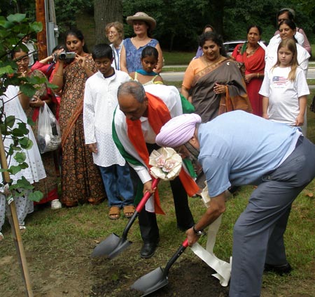 Cleveland Indian Cultural Garden tree planting dedication
