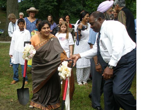 Cleveland Indian Cultural Garden tree planting dedication