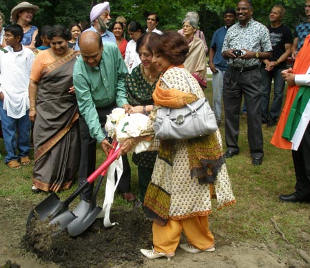 Cleveland Indian Cultural Garden tree planting dedication