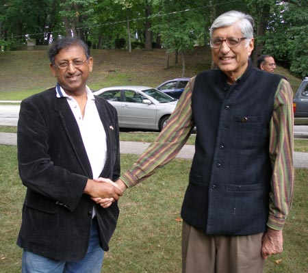 Raj Aggarwal and Rajmohan Gandhi