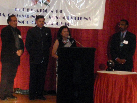 Rita N. Singh with FICA Award