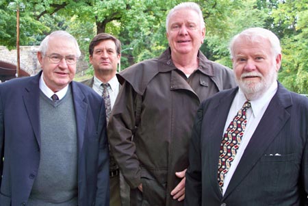 John Campbell, Marty Chambers, Fran Kelly and Jerry Crawford