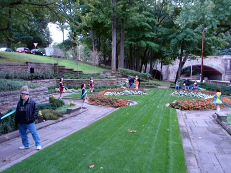 Cleveland Irish Garden Celtic Cross - Cleveland Irish Cultural Garden photos by Dan Hanson