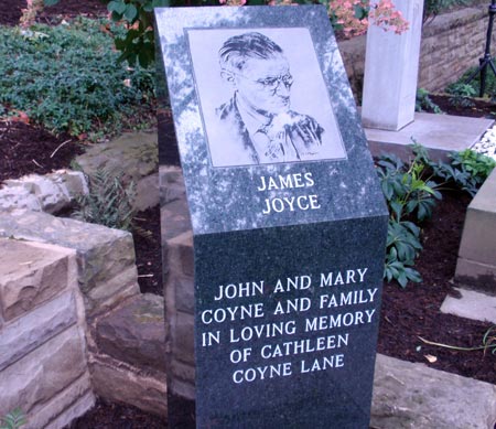 James Joyce - Cleveland Irish Cultural Garden photos by Dan Hanson
