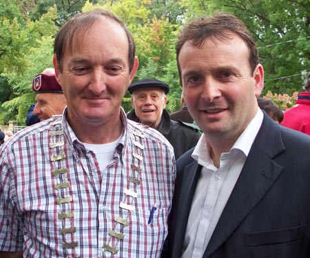 Mayor John Cribbin of County Mayo and Cyril Burke