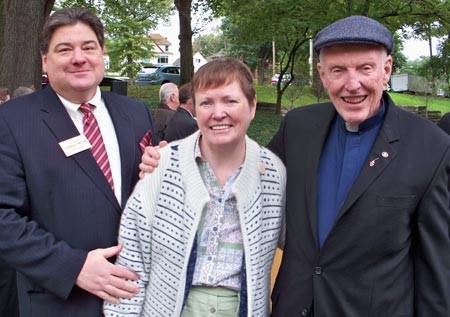 Tom Patton, Sister Maureen Burke and Fr. Jim O'Donnell