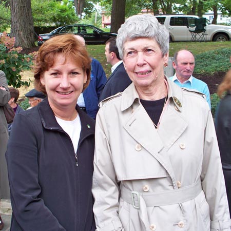 Peggy Barman and Helen Mulloy