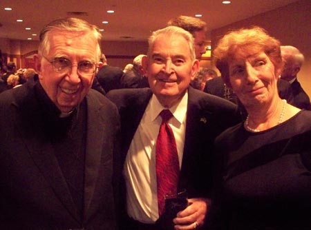 Father Kline with Tom and Pat McNamara