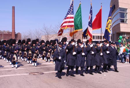 Cleveland Firefighters - - Cleveland St. Patrick Day Parade 2009 (photos by Dan Hanson)