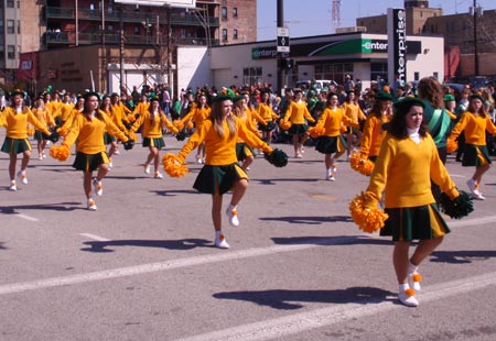 West Side Irish American Club Pop Poms