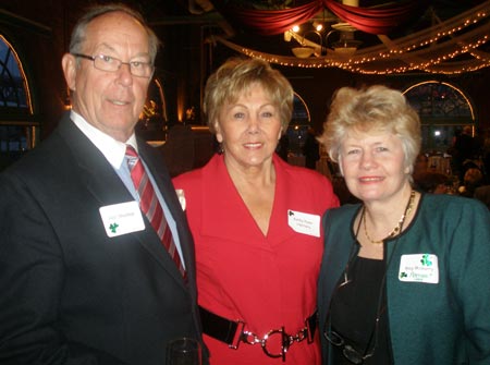 Hal Sheehan, Kathy Pena Herrara, Meg McGarry (President of IAAS - Irish American Archive Society)