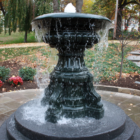 Cleveland Irish Cultural Garden - new fountain
