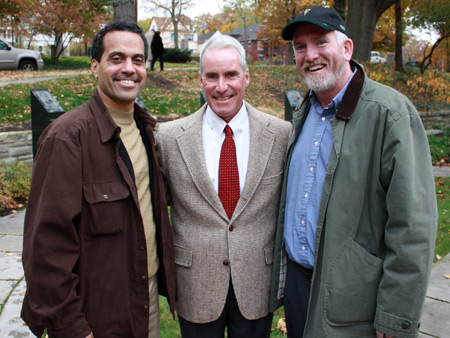 Ward 8 Councilman Jeff Johnson, Tim McCormack and City Council President Martin Sweeney