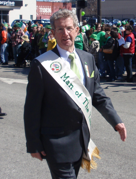 West Side Irish American Club Man of the Year Andy Dever