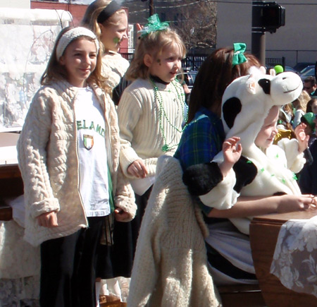 Parade float - baby cow