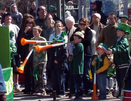 St. Patrcik's Day Parade crowd