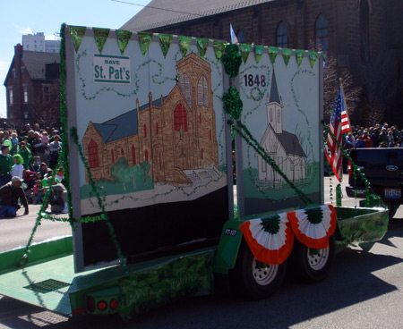 St. Patrick's parade float