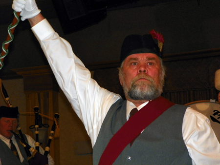 Mike Doley of Irish American Club East Side Pipe & Drums