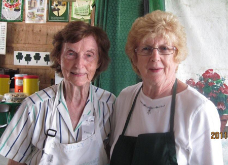 Angela Staunton & Mary Singer, Irish Tea House Hostesses