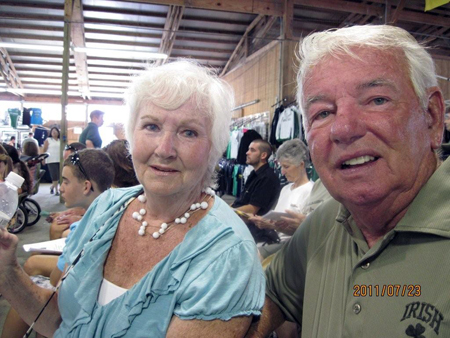 Joan & Tom Jennings, Pittsburgh people who come every year to Ohio Irish Festival