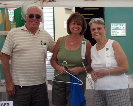 Mickey and Bonnie McNally and Mary Ross.