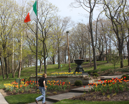 Char Crowley at Cleveland Irish Cultural Garden