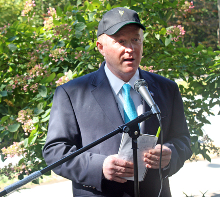 Ed Crawford, leader of the Irish Garden Committee