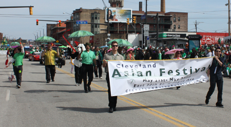 Cleveland Asian Festival marchers