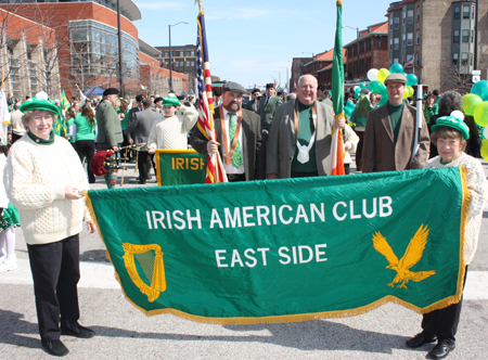 Irish American Club East Side banner