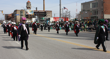 Knights of Columbus in Cleveland St Patrick's Day Parade