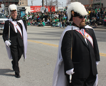 Knights of Columbus in Cleveland St Patrick's Day Parade