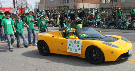 Cleveland Right to Life at 2011 Cleveland St. Patrick's Day Parade