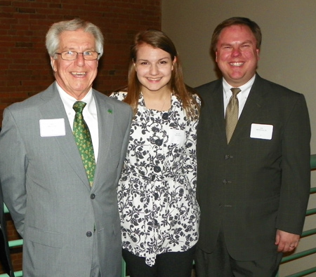 Jim Brennan, Kate Brennan and Jim Brennan Jr.