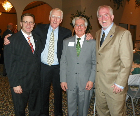 Kevin Kelley, Judge Gerald F. Sweeney, Jim Brennan and Martin Sweeney