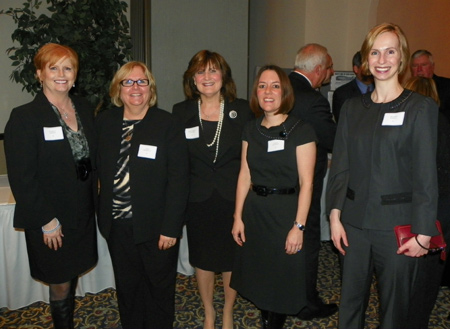 Patrica McBride, Mary Doubrava, Honorable Patricia Gaughan, Sarah Nintcheff and Heather Kimmel