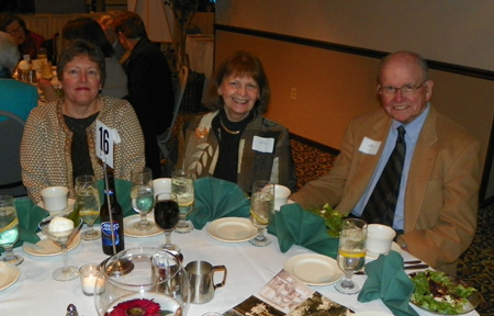 Pat Nemuchik, Sheila Murphy Crawford and Bill Monroe