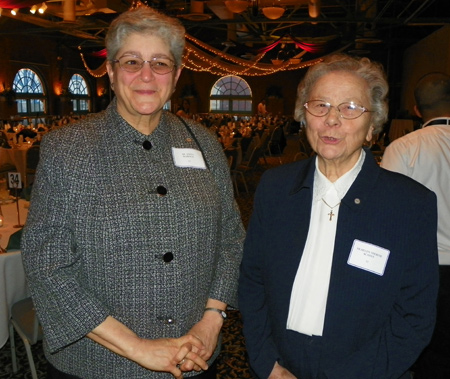 Sister Anita Maroon and Sister Helen Therese Scasni