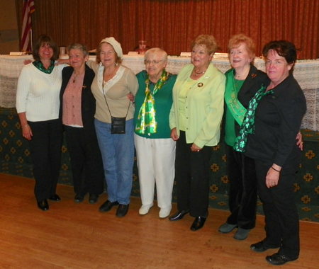 Some past Mothers of the Year with 2012 Mother of the Year Vera Casey