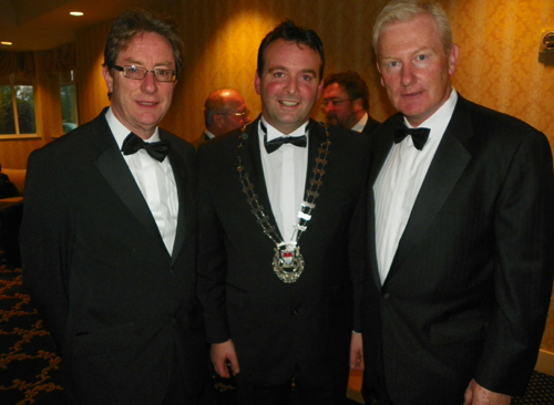 Dr James Browne, Peter Hynes and Michael Higgins