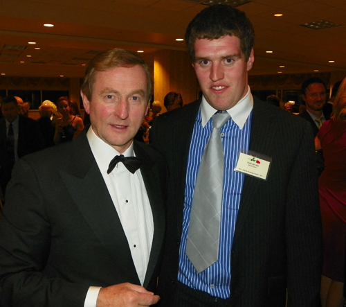 Taoiseach Enda Kenny with Tom Dever