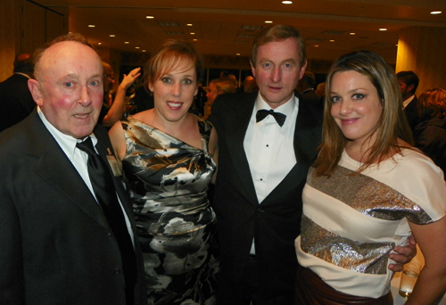 Kevin McGinty. Jean Humphrey, Taoiseach Kenny and Megan McGinty