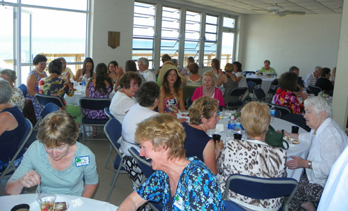 Crowd at Mayo Tea