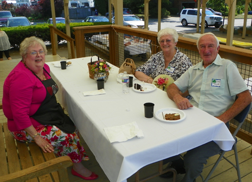 Kay Hough with Maureen and John Lavelle