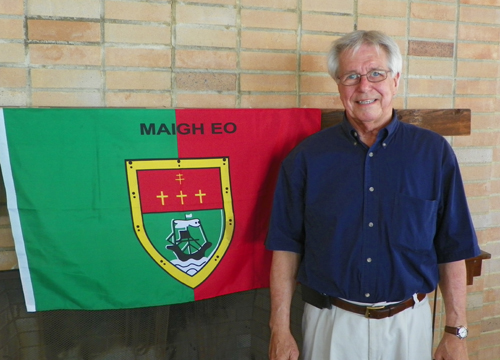 Jim Brennan and Mayo Flag