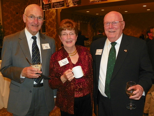 Steve and Francine Tirpak and Jim Horan