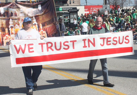 Catholic Churches at Cleveland St. Patrick's Day Parade