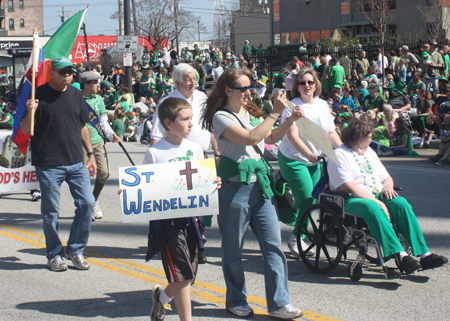 Catholic Churches at Cleveland St. Patrick's Day Parade