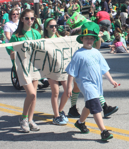 Catholic Churches at Cleveland St. Patrick's Day Parade