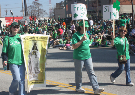 Catholic Churches at Cleveland St. Patrick's Day Parade