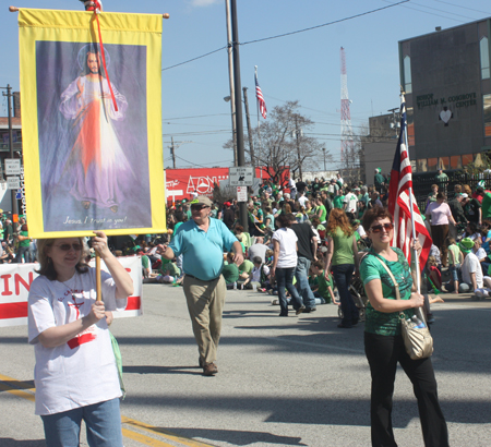 Catholic Churches at Cleveland St. Patrick's Day Parade